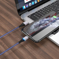 کابل تبدیل USB به لایتنینگ بروفون مدل bu25 طول 1.2 متر