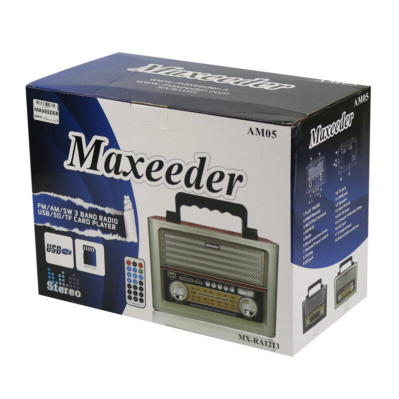 رادیو مکسیدر مدل MX-RA1213 AM05