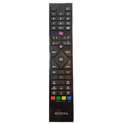 ریموت کنترل تلویزیون سونیا مدل دکمه بنفش کد P98
