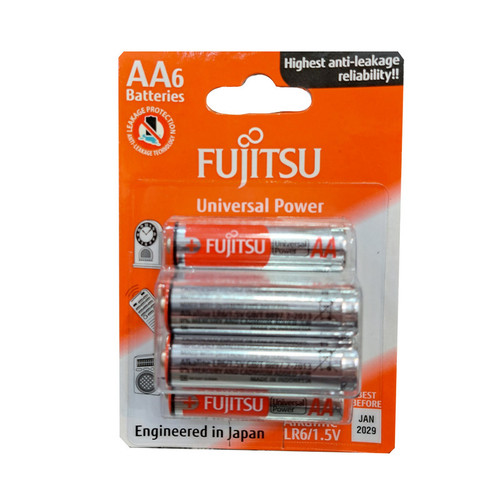 باتری قلمی فوجیتسو مدل JPN بسته 6 عددی
