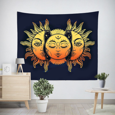پوستر پارچه ای طرح تپستری ماه و خورشید کد T16