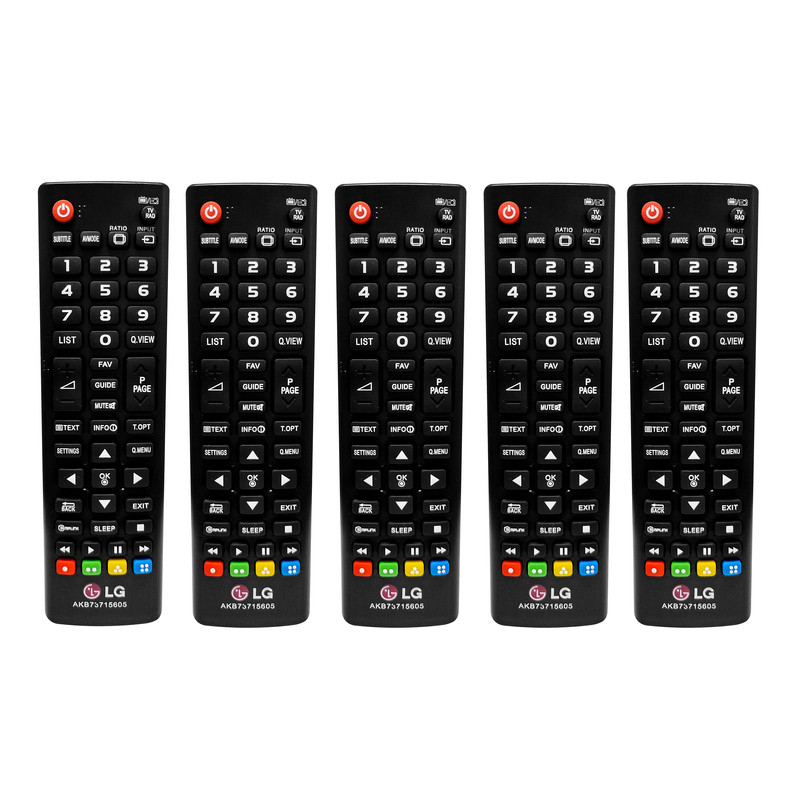 ریموت کنترل تلویزیون ال جی مدل AKB73715605 بسته 5 عددی