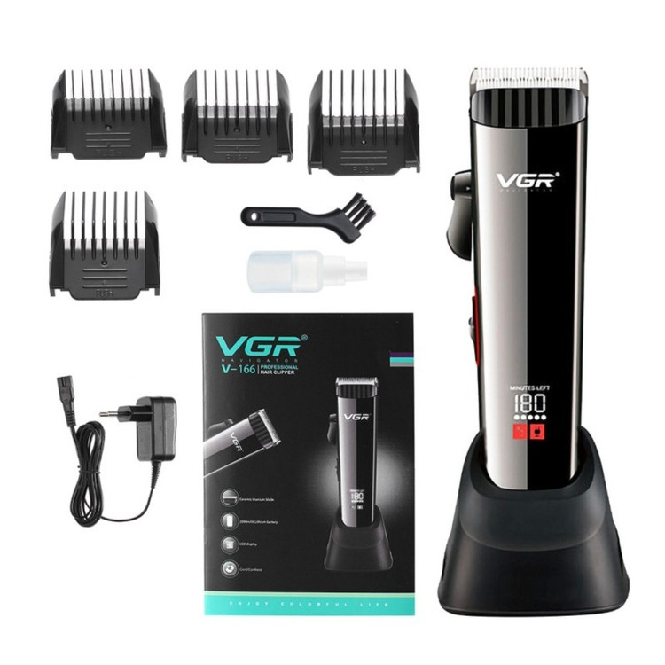 ماشین اصلاح موی سر و صورت وی جی ار مدل V-166