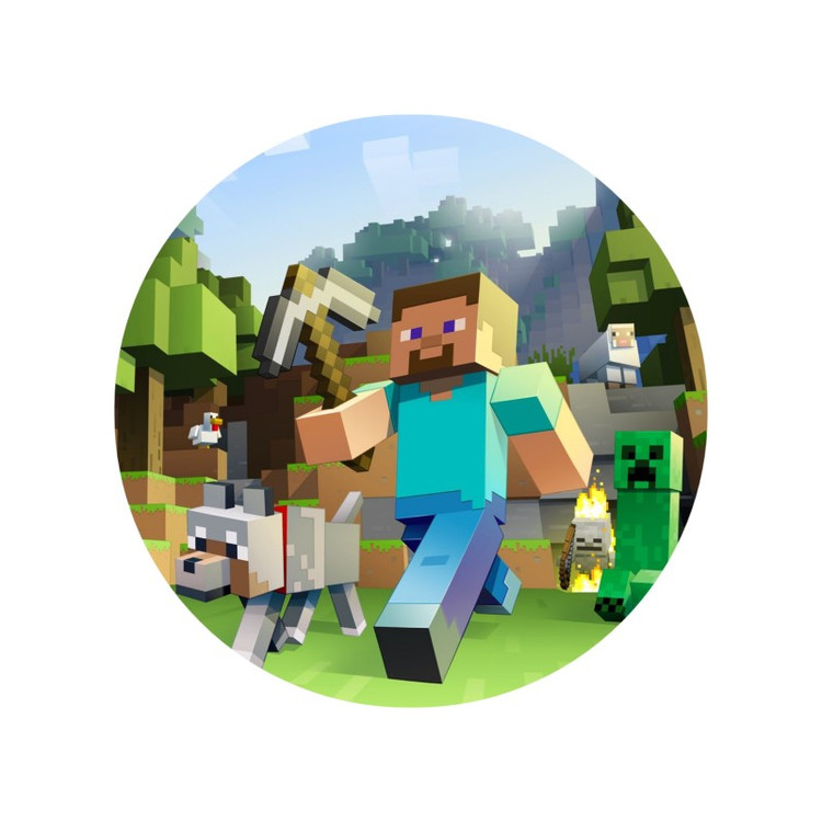 زیر لیوانی طرح بازی Minecraft مدل P97