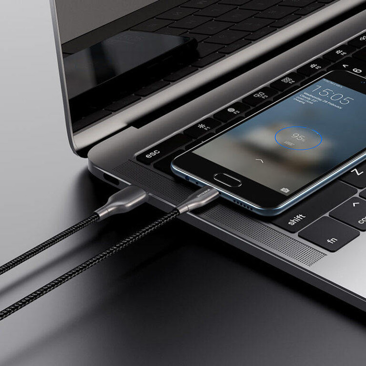 کابل تبدیل USB به microUSB بروفون مدل BX45 طول 1 متر