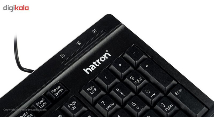 کیبورد هترون مدل HK210 با حروف فارسی