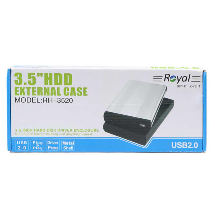 قاب هارد اکسترنال 3.5 اینچی رویال مدل RH-3520