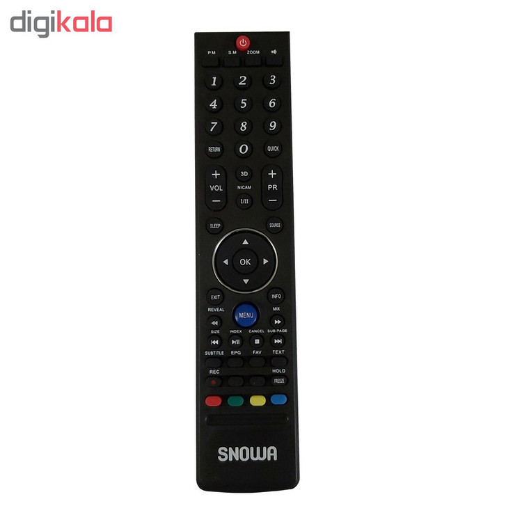 ریموت کنترل تلویزیون اسنوا کد 64