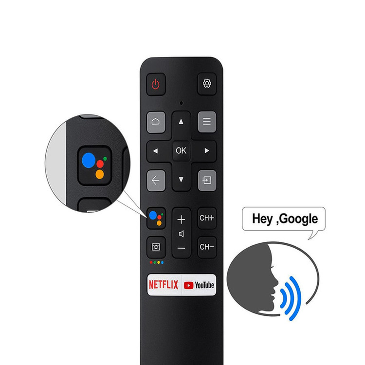ریموت کنترل تلویزیون TCL مدل R802V — مناسب برای تلویزیونهای هوشمند و معمولی تیسیال