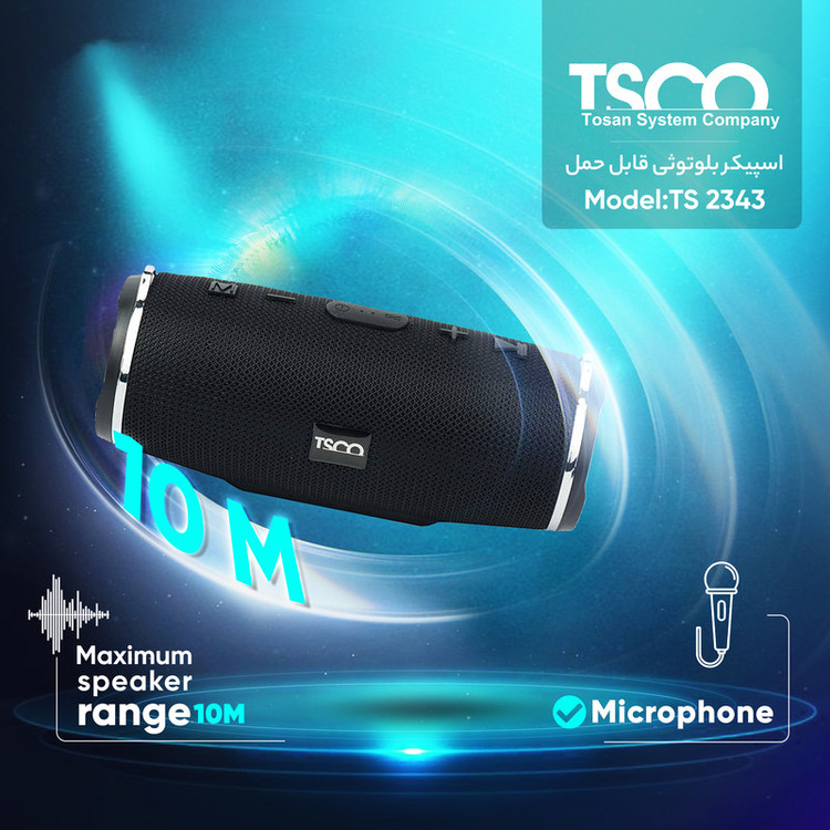 اسپیکر بلوتوثی قابل حمل تسکو مدل Ts 2317