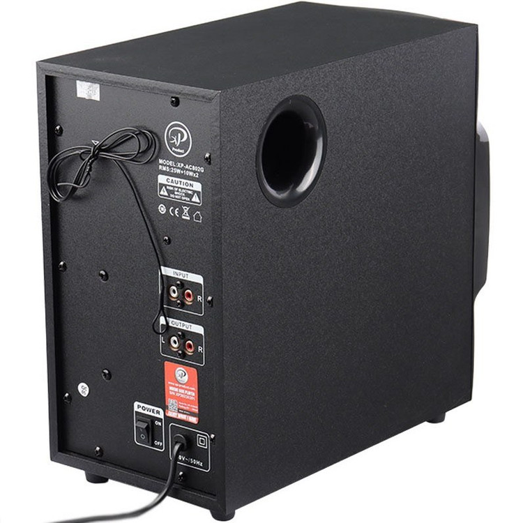 اسپیکر سه تیکه بلوتوثی و رم خور ایکس پی مدل XP-AC802E