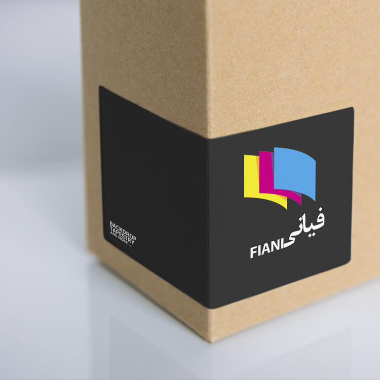 پوستر پارچه ای فیانی طرح بکدراپ Elephant کد F08