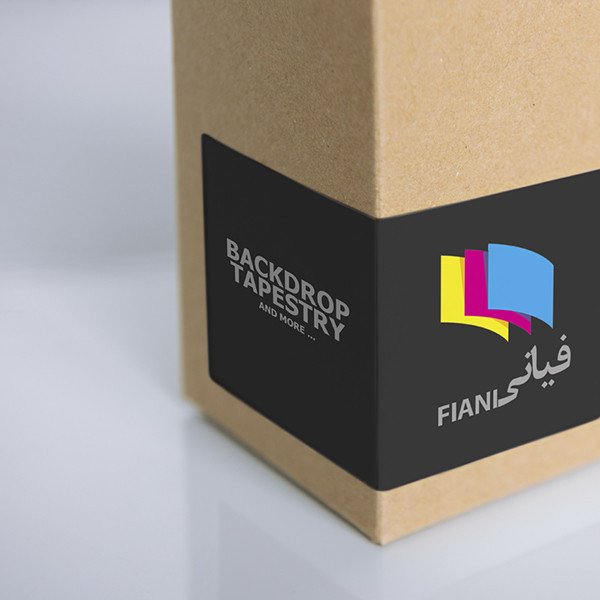 پوستر پارچه ای فیانی مدل بک دراپ بلک لایت کد F116