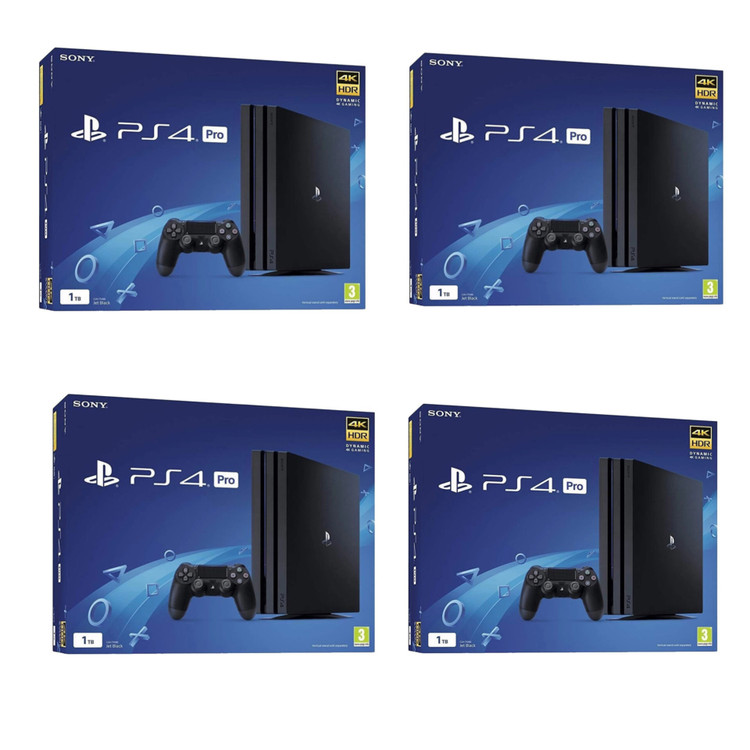 کارتن خالی کنسول مدل PS4 Pro مجموعه 4 عددی