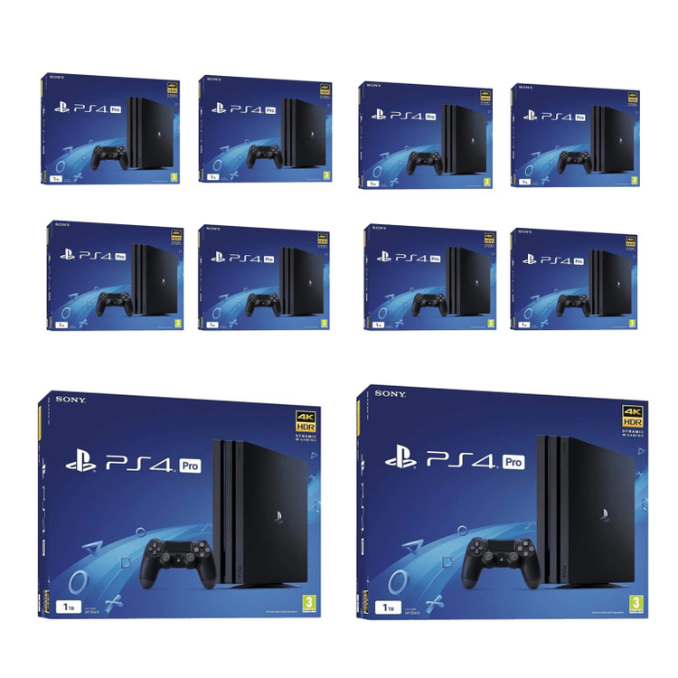 کارتن خالی کنسول مدل PS4 Pro مجموعه 10 عددی
