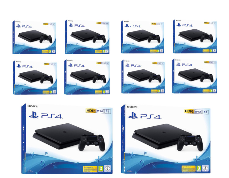 کارتن خالی کنسول مدل PS4 Slim مجموعه 10 عددی
