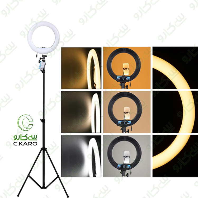 رینگ لایت با پایه ۸۰۴ سیکارو مدل C.karo-192 III