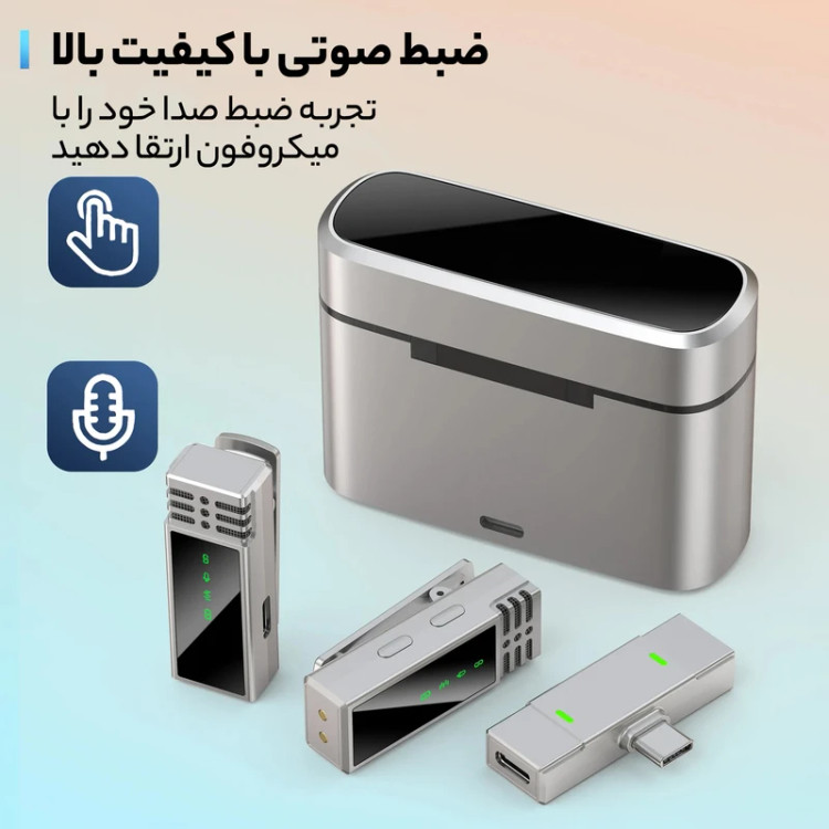 میکروفون یقهای بیسیم جیماری مدل Jmary MW-15