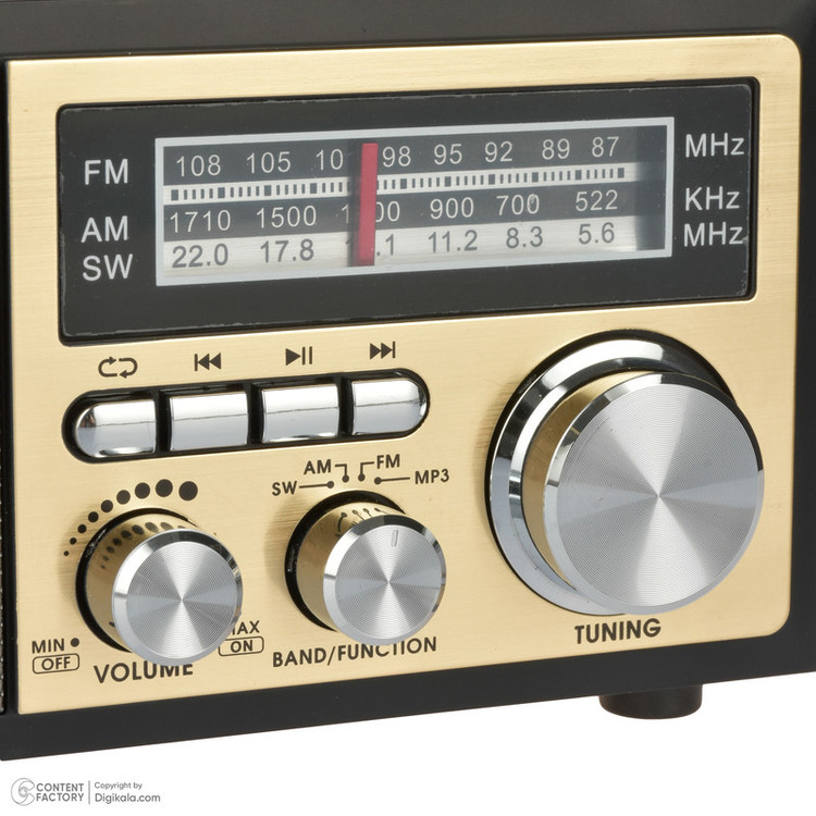 رادیو ساووی مدل SV-1150BT بلوتوثی قابل شارژ