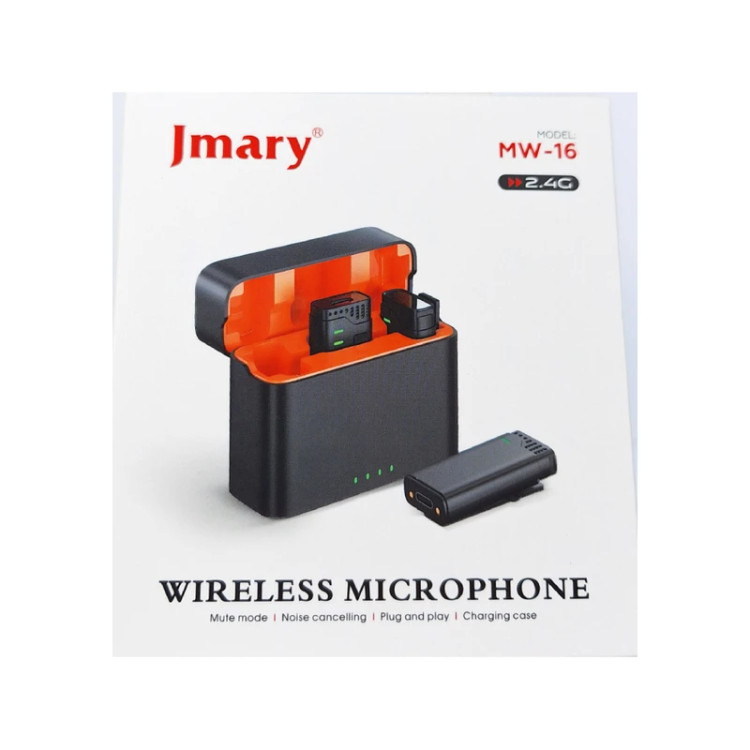 میکروفون یقه ای بی سیم جی ماری مدل Jmary MW-16