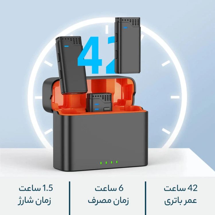 میکروفون یقه ای بی سیم جی ماری مدل Jmary MW-16