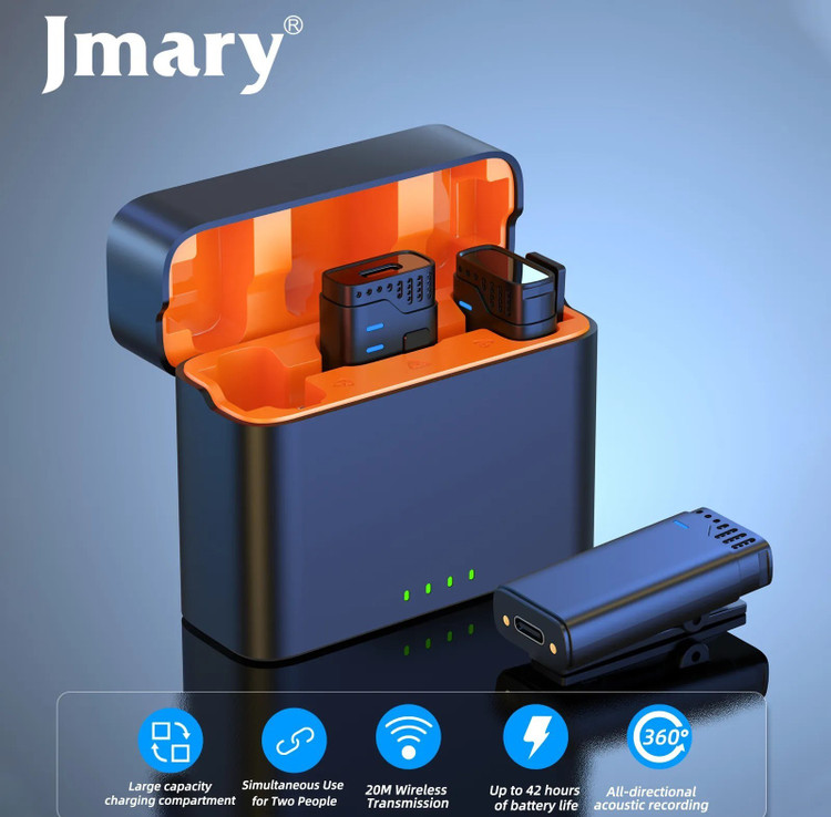 میکروفون یقه ای بی سیم جی ماری مدل Jmary MW-16