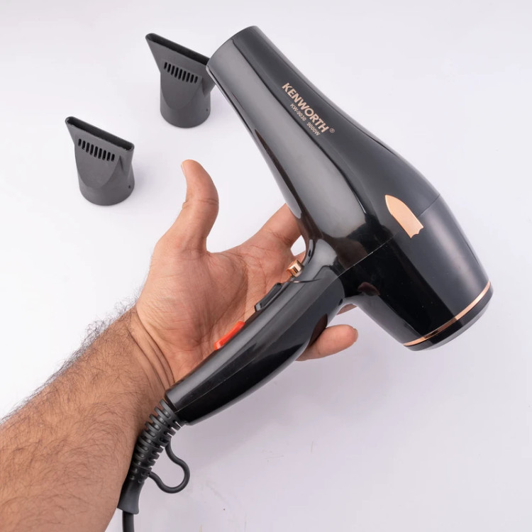 سشوار حرفهای کنورث KW-9030 با توان ۹۰۰۰ وات و موتور AC