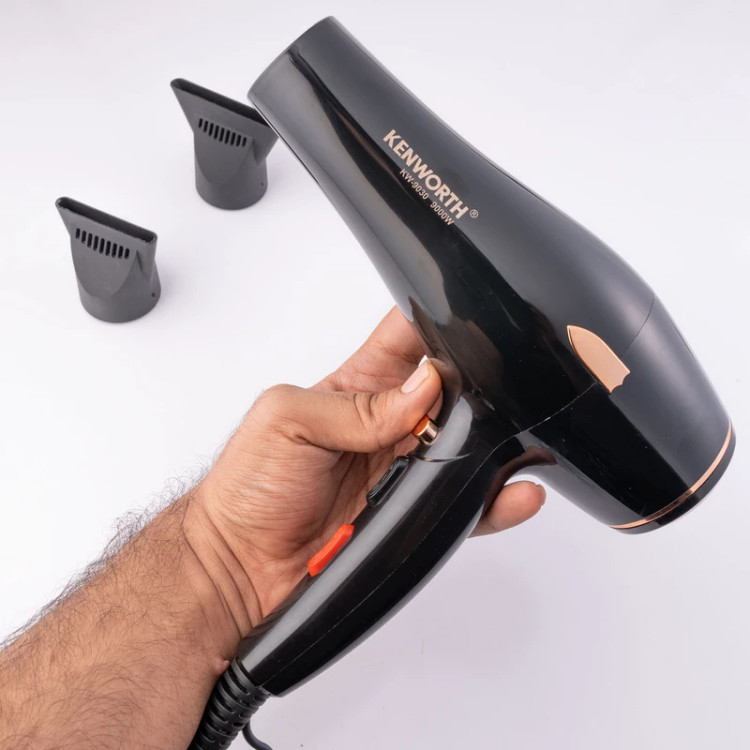 سشوار حرفهای کنورث KW-9030 با توان ۹۰۰۰ وات و موتور AC