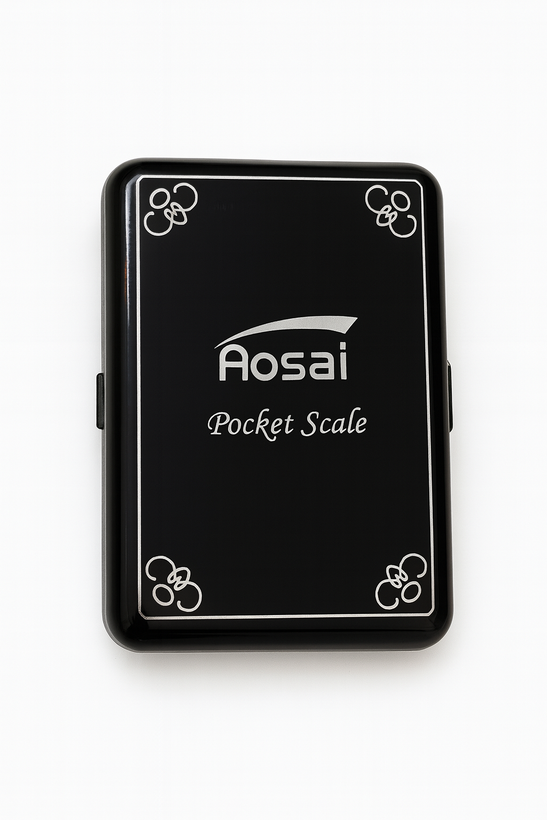 ترازوی دیجیتال جیبی Aosai مدل Pocket Scale همراه کاور و باتری