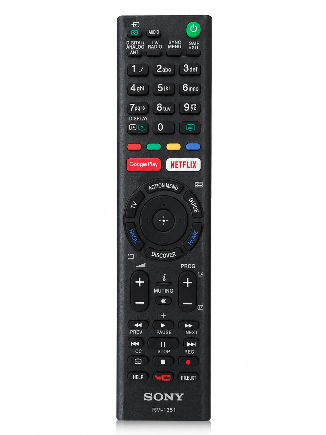 ریموت کنترل تلویزیون سونی مدل RM 1351 جایگزین اقتصادی ریموت های هوشمند و فرمان صوتی سری RMF TX