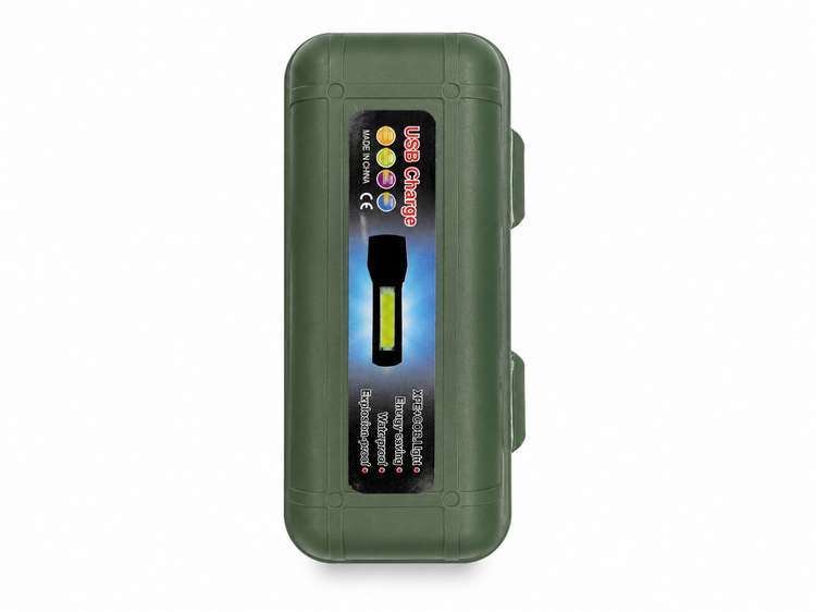 چراغ قوه شارژی USB مدل XPE COB ضد آب