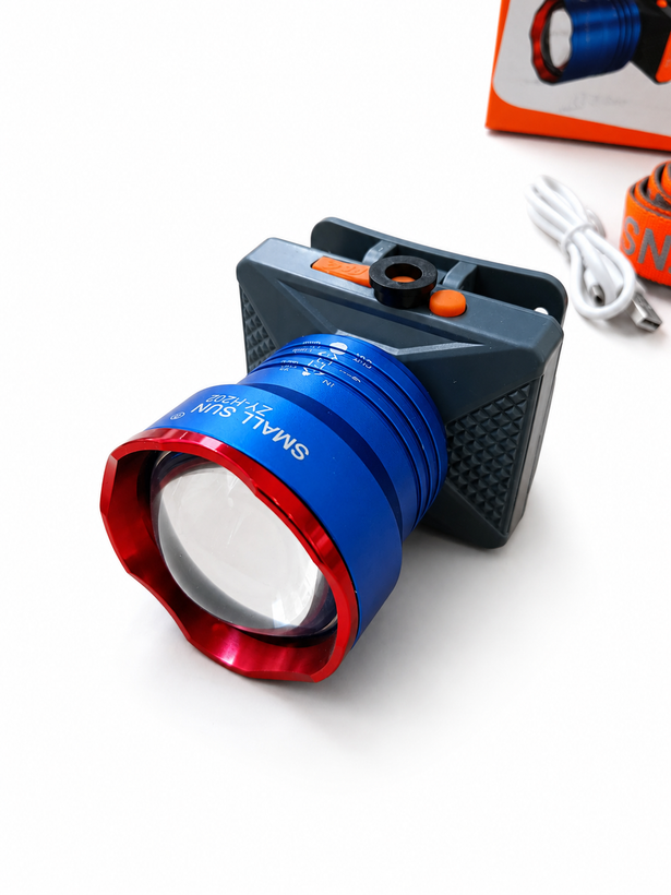 چراغ پیشانی شارژی اسمال سان small sun مدل H136 زوم دار با نور قوی