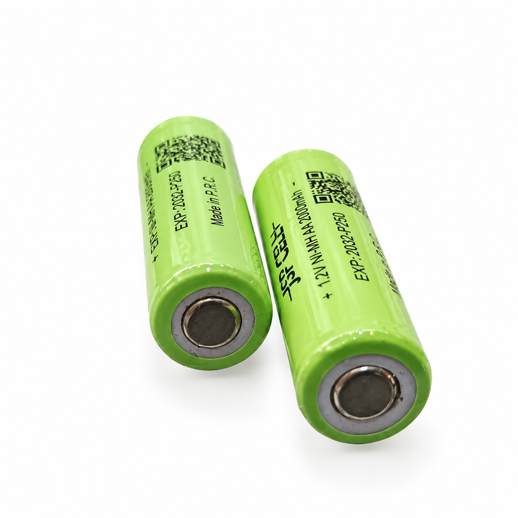 باتری قلمی شارژی JSP CELL مدل AA سرتخت 1.2 ولت 2000mAh Ni-MH بسته دو عددی