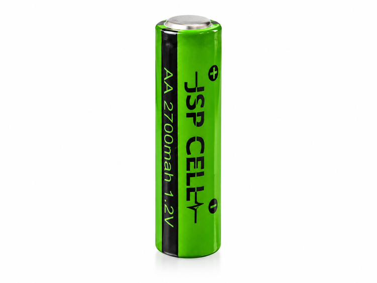 باتری قلمی سرتخت JSP CELL مدل AA ظرفیت 2700mAh ولتاژ 1.2V بسته دو عددی