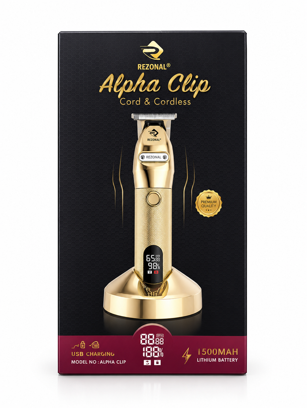 ماشین اصلاح رزونال REZONAL مدل Alpha Clip شارژی و برقی با باتری لیتیومی 1500mAh